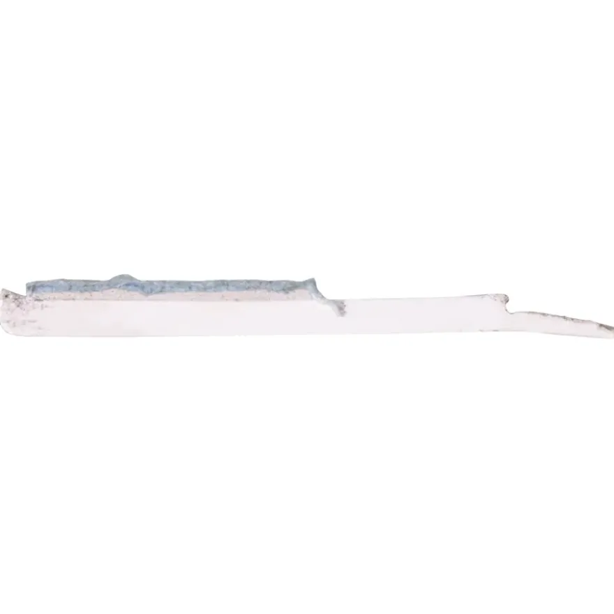 Kunststof afwerkprofiel wit zelfklevend 40x4 mm lengte 260 cm