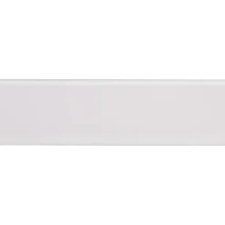 Kunststof afwerkprofiel wit zelfklevend 40x4 mm lengte 260 cm