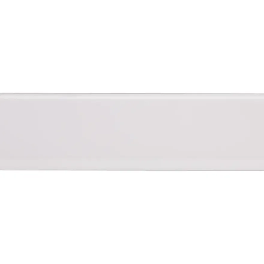 Kunststof afwerkprofiel wit zelfklevend 40x4 mm lengte 260 cm