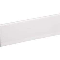 Kunststof afwerkprofiel wit zelfklevend 40x4 mm lengte 260 cm