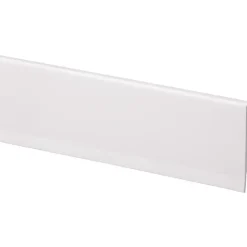 Kunststof afwerkprofiel wit zelfklevend 40x4 mm lengte 260 cm