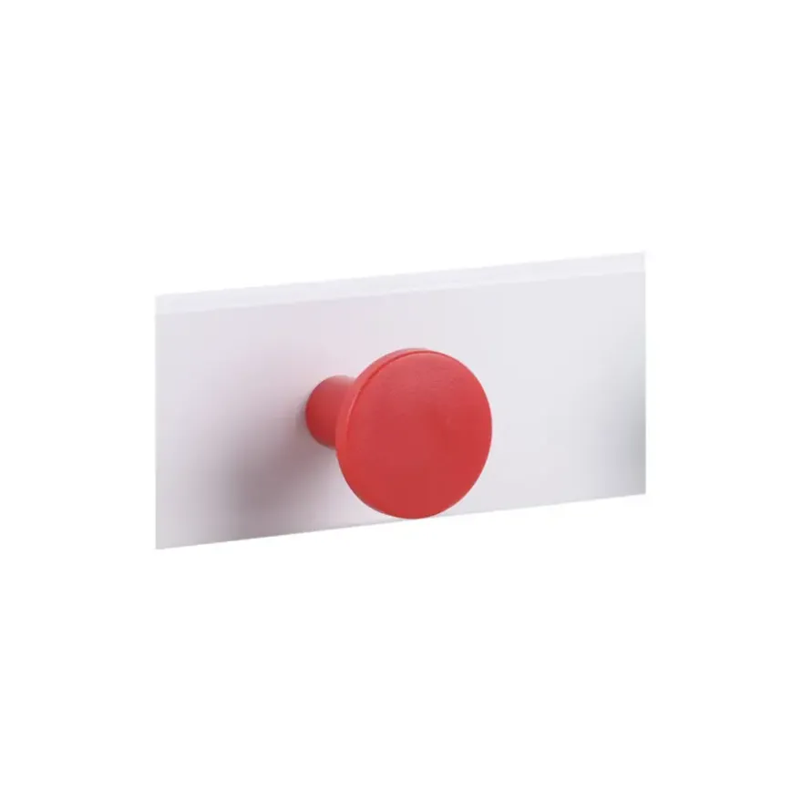 Kunststof kapstok Bob met 4 haken - 40cm - gekleurd