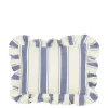 Kussen blauw - l35xb25xh10cm