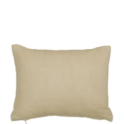 Kussen block beige - l35xb25xh10cm