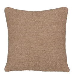 Kussen effen beige 45 x 45 cm