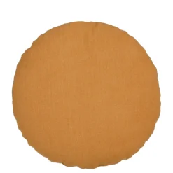 Kussen graphic hart oranje Ø 40 cm