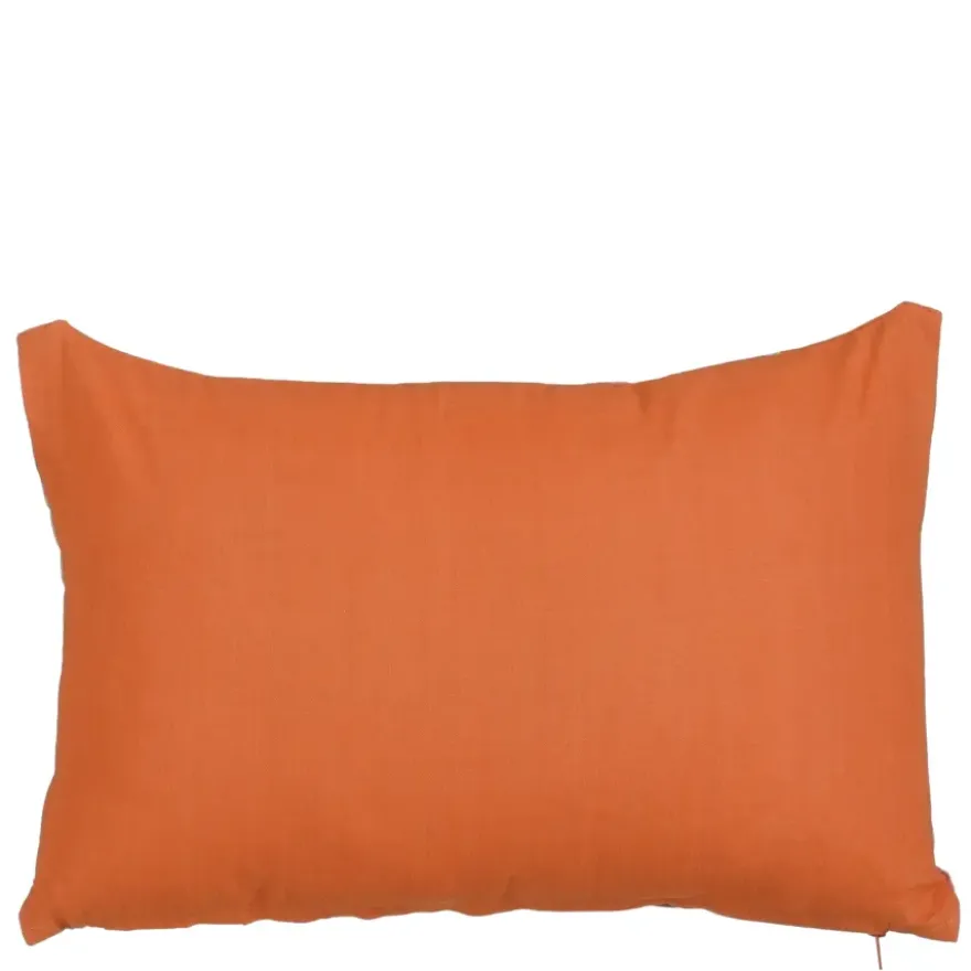 Kussen graphic oranje - l55xb35xh10cm