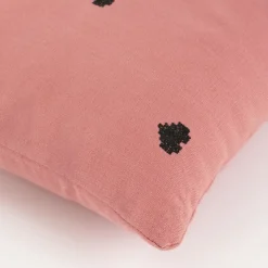 Kussen hart roze - l35xb25xh10cm