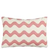 Kussen l.roze waves - l55xb35xh10cm