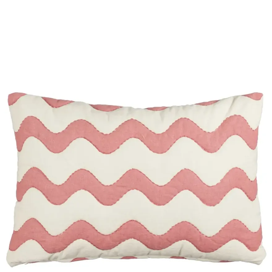 Kussen l.roze waves - l55xb35xh10cm