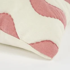 Kussen l.roze waves - l55xb35xh10cm