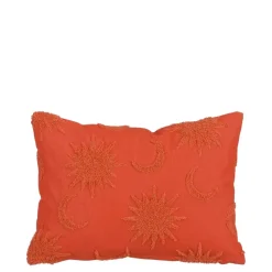 Kussen maan rood - l35xb25xh10cm