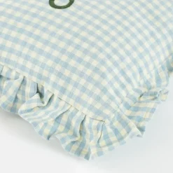 Kussen Oh La La l.blauw - l35xb25xh10cm