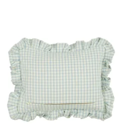 Kussen Oh La La l.blauw - l35xb25xh10cm