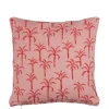 Kussen palmboom l.roze - l45xb45xh10cm