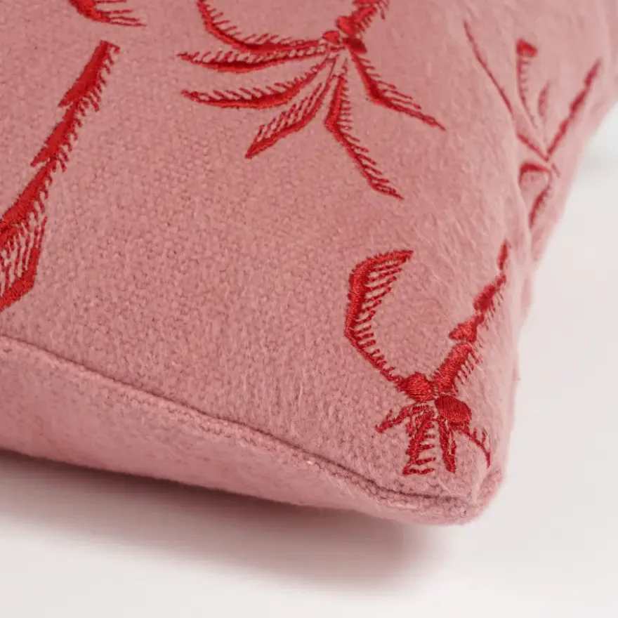 Kussen palmboom l.roze - l45xb45xh10cm