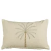 Kussen palmboom off white - l55xb35xh10cm