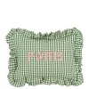 Kussen Paris groen - l35xb25xh10cm