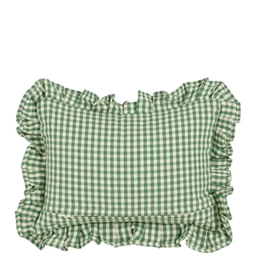 Kussen Paris groen - l35xb25xh10cm