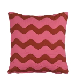 Kussen roze waves - l45xb45xh10cm