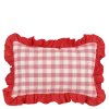Kussen ruit roze - l55xb35xh10cm