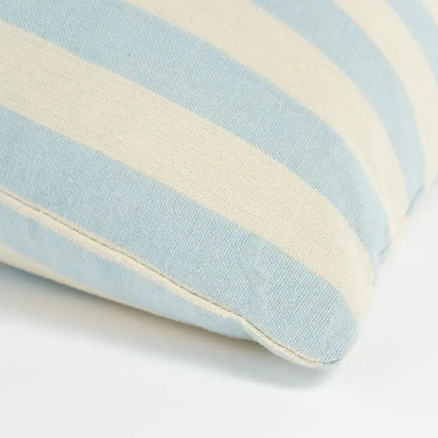 Kussen slippers l.blauw - l55xb35xh10cm