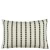 Kussen streep antraciet - l55xb35xh10cm
