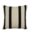 Kussen streep antraciet - l45xb45xh10cm