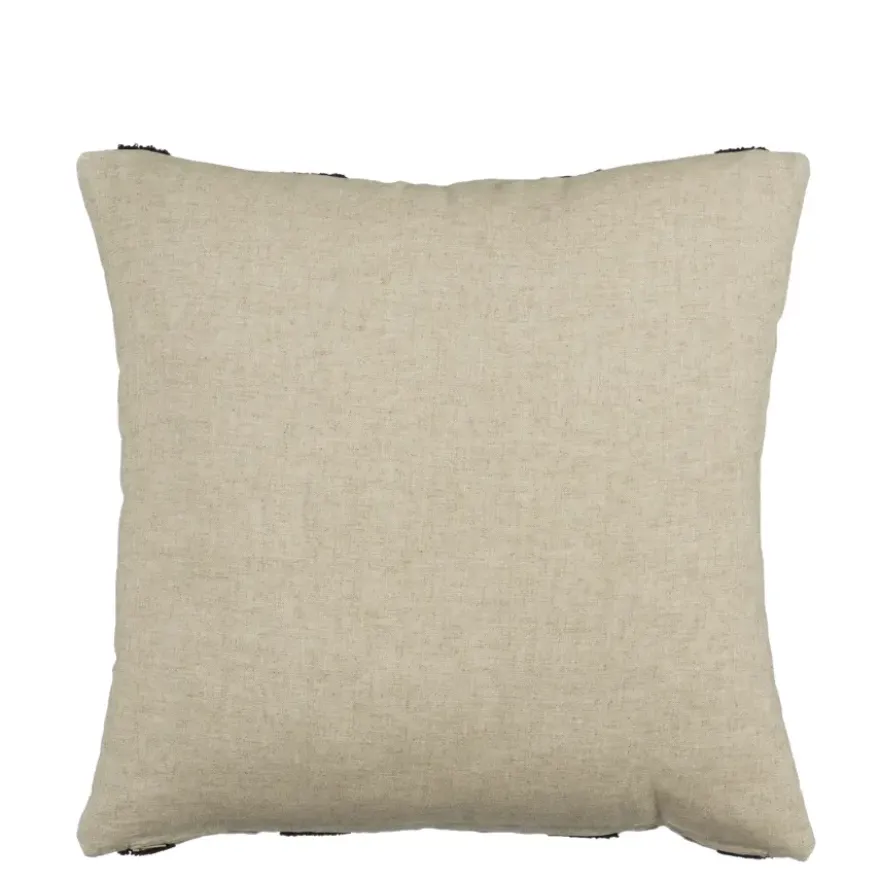 Kussen streep antraciet - l45xb45xh10cm