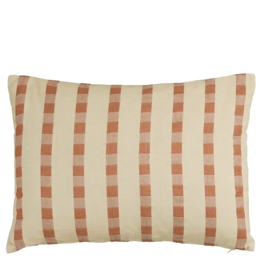 Kussen streep beige - l70xb50xh10cm