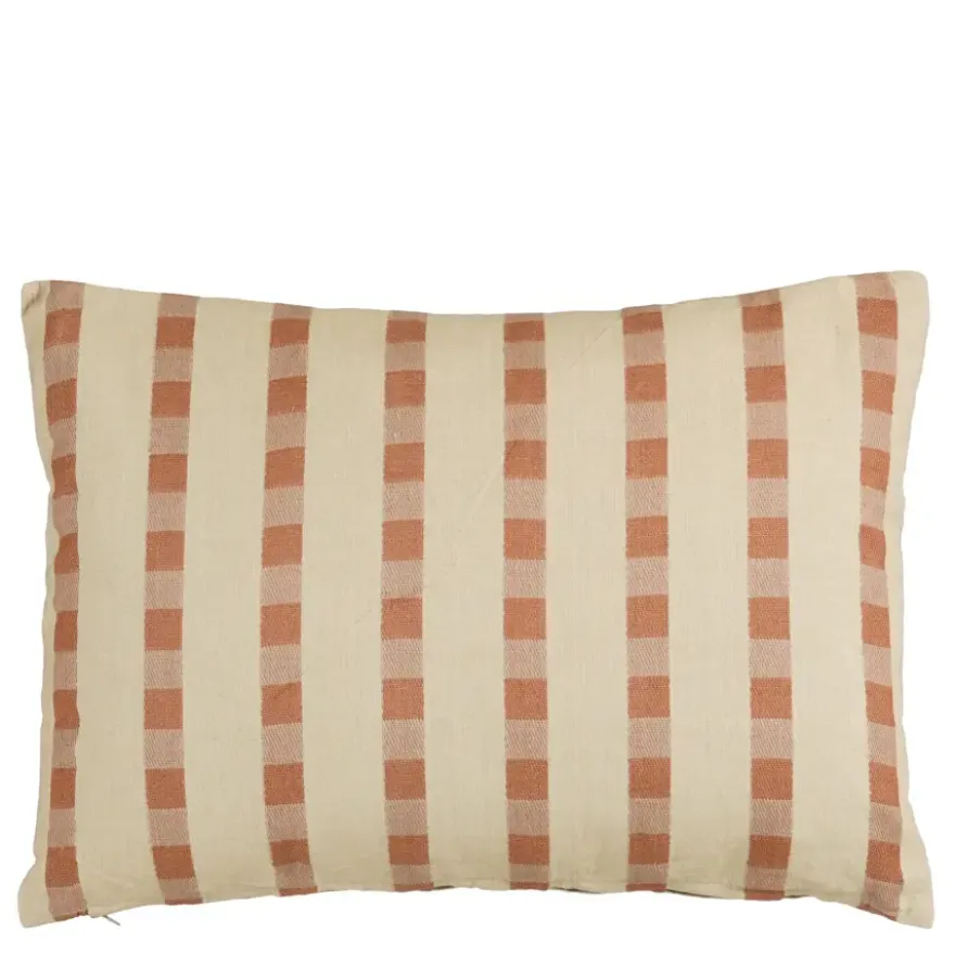 Kussen streep beige - l70xb50xh10cm