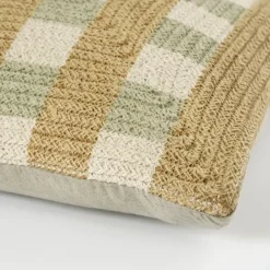 Kussen streep beige - l55xb35xh10cm