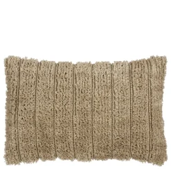 Kussen streep beige 55 x 35 cm