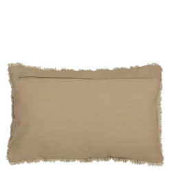 Kussen streep beige 55 x 35 cm
