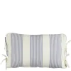 Kussen streep blauw - l55xb35xh10cm