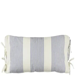 Kussen streep blauw - l55xb35xh10cm