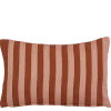 Kussen streep bruin - l55xb35xh10cm