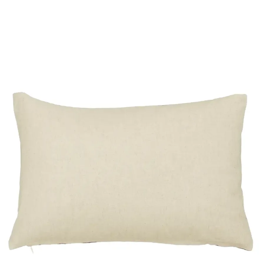 Kussen streep d.bruin - l55xb35xh10cm