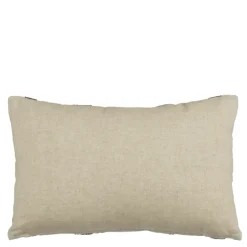 Kussen streep donker bruin - l55xb35xh10cm