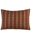 Kussen streep donker bruin - l70xb50xh10cm