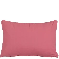 Kussen streep d.roze - l55xb35xh10cm