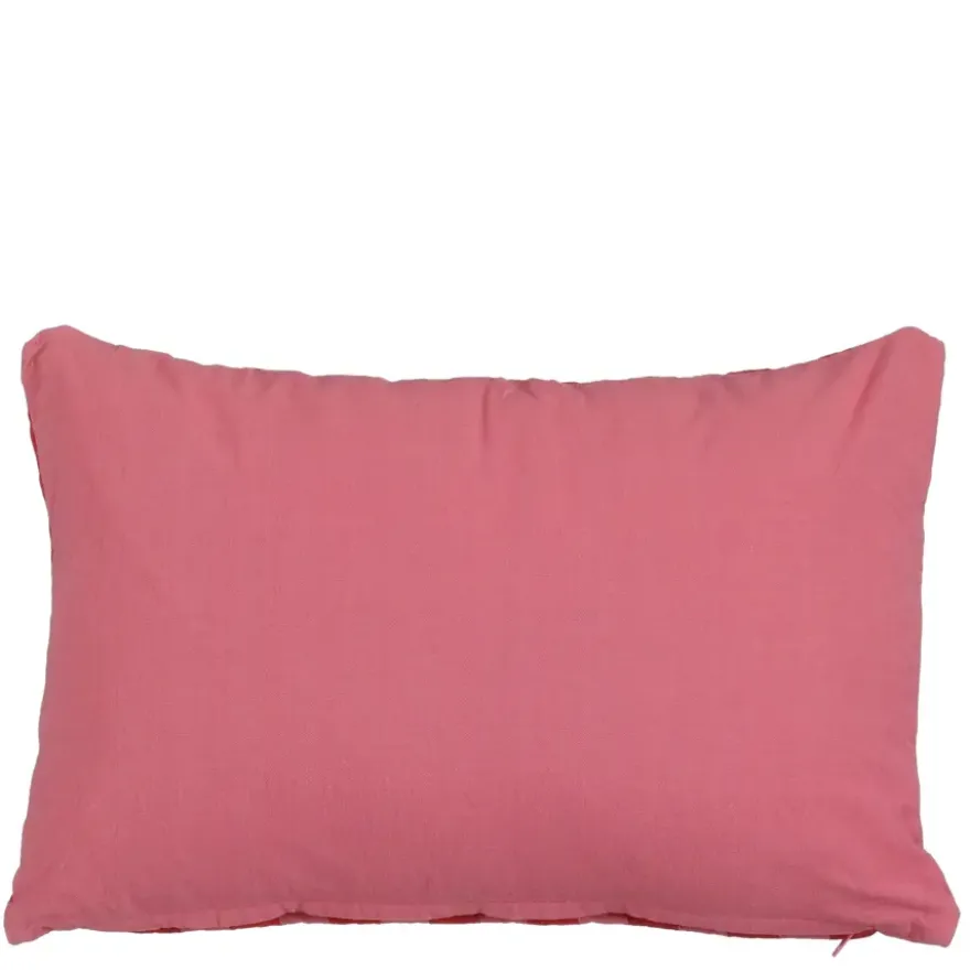 Kussen streep d.roze - l55xb35xh10cm