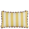 Kussen streep geel - l55xb35xh10cm