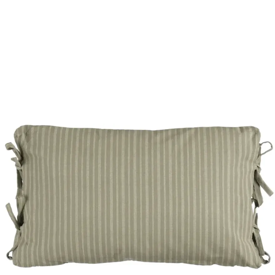 Kussen streep grijs - l55xb35xh10cm