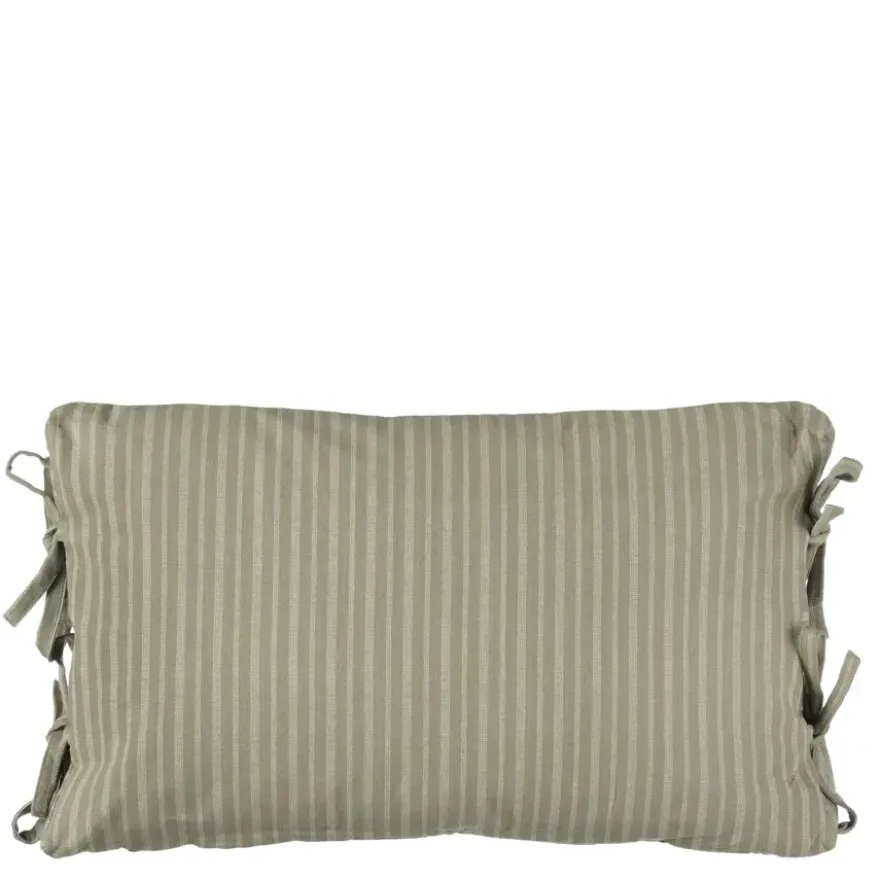 Kussen streep grijs - l55xb35xh10cm