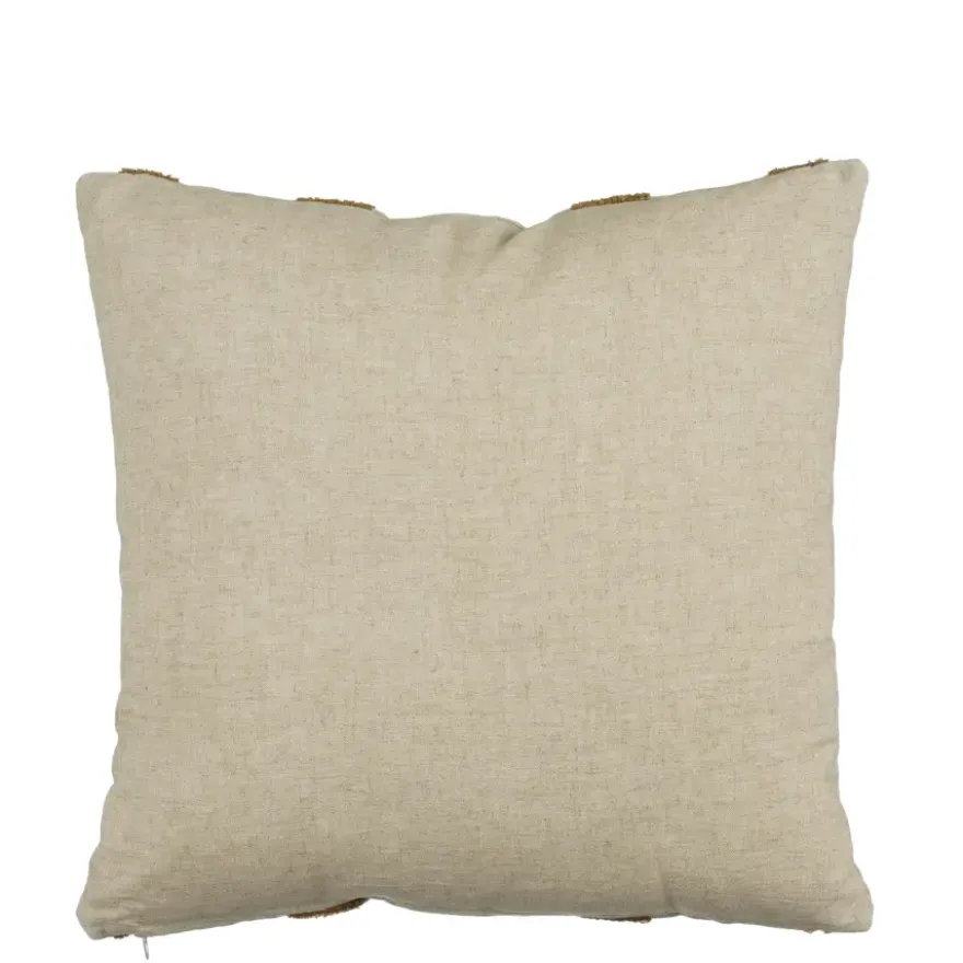 Kussen streep licht bruin - l45xb45xh10cm