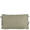 Kussen streep licht bruin - l55xb35xh10cm
