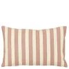 Kussen streep roze - l55xb35xh10cm