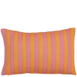 Kussen streep roze - l55xb35xh10cm