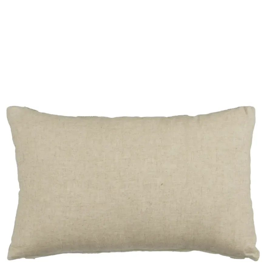 Kussen streep taupe - l55xb35xh10cm